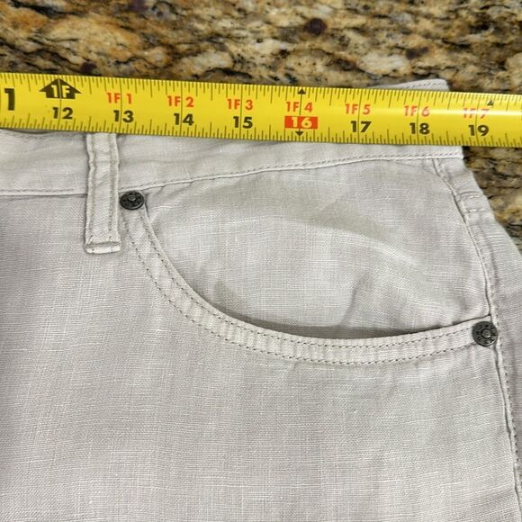 John Varvatos Classic Straight Light Gray Pants With Pockets Size 34 - Picture 9 of 11